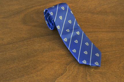 Cravatta a righe fondo azzurro mod. 212