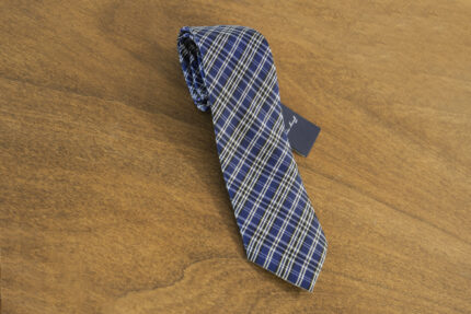 Cravatta fantasia fondo blu mod. 034