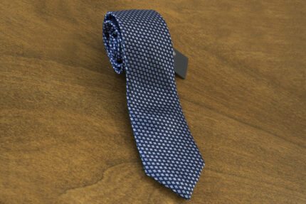 Cravatta fantasia fondo azzurro mod. 040