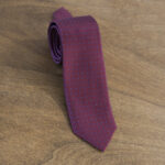 Cravatta fantasia fondo bordeaux mod. 072