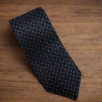 Cravatta a Pois Blu e Giallo 465