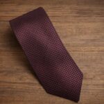 Cravatta Diamantata Bordeaux 486
