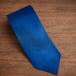 Cravatta Tinta unita Blu elettrico 502